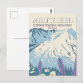 Sint-Helens Nationale Volkanische Monument Briefkaart (Voorkant / Achterkant)