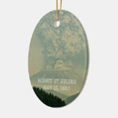 Sint-Helens-vulkaanuitbarstingsfoto Keramisch Ornament (Links)