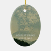 Sint-Helens-vulkaanuitbarstingsfoto Keramisch Ornament (Voorkant)