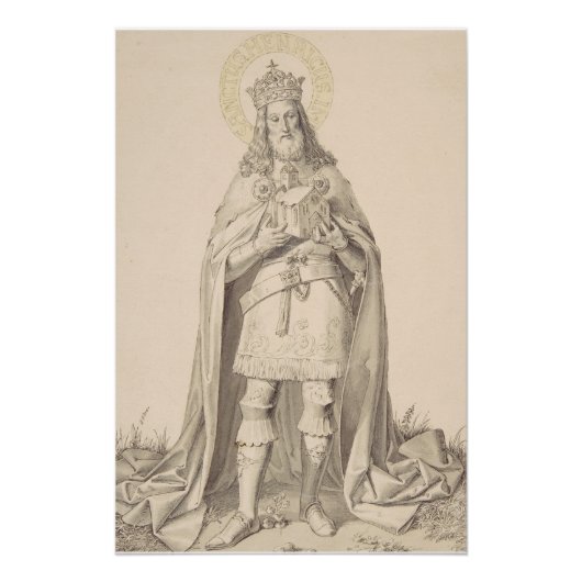 Sint-Hendrik II de Heilige Romeinse Keizer Perfect Poster (Voorkant)