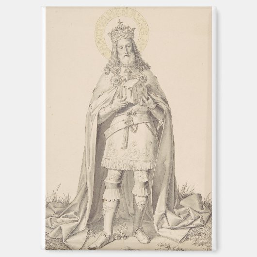 Sint-Hendrik II de Heilige Rooms-Duitse keizer Magneet (Voorkant)