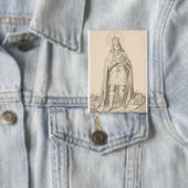 Sint-Hendrik II de Heilige Rooms-Koning Button (Insitu)