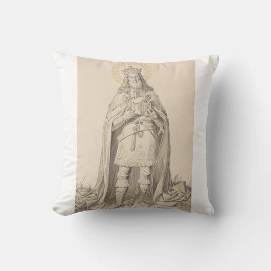 Sint-Hendrik II de Heilige Rooms-Koning Kussen (Voorkant)