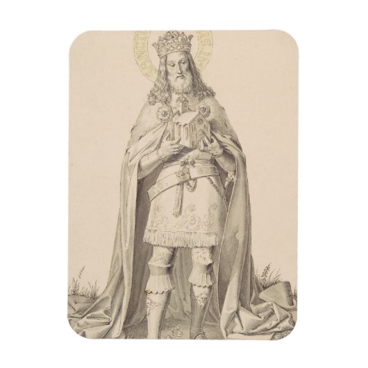 Sint-Hendrik II de Heilige Rooms-Koning Magneet (Verticaal)