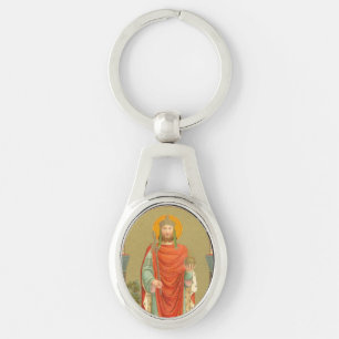 Sint-Hendrik II, Keizer (BBS 10) Metal Ovaal Sleutelhanger