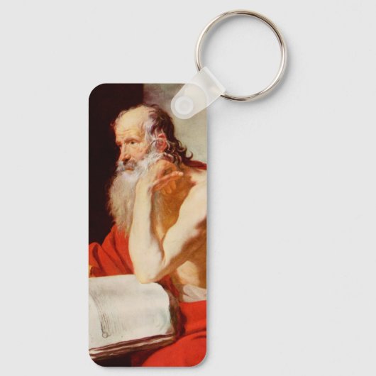 Sint Hiëronymus Sleutelhanger (Achterkant)