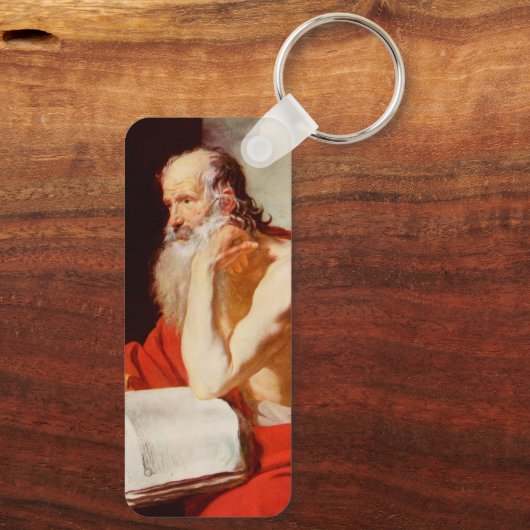Sint Hiëronymus Sleutelhanger (Achterkant)