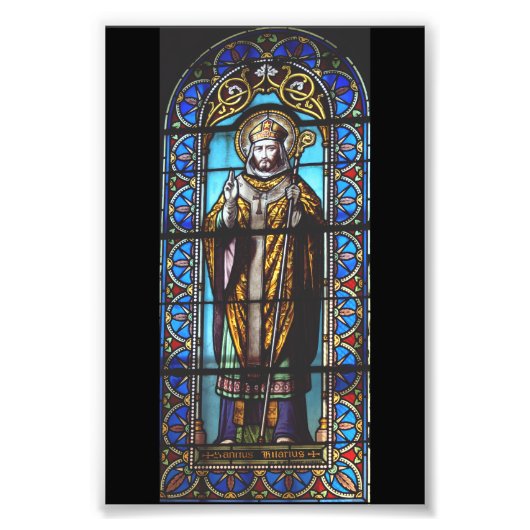 Sint-Hilarius van Poitiers Het Licht van het Weste Foto Afdruk (Voorkant)