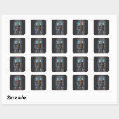 Sint-Hilarius van Poitiers Vierkante Sticker (Vel)