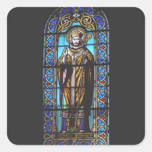 Sint-Hilarius van Poitiers Vierkante Sticker