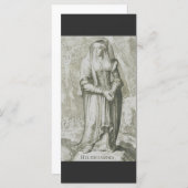 Sint-Hildegard van Bingen (Voorkant / Achterkant)