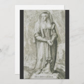 Sint-Hildegard van Bingen Feestdagenkaart (Voorkant / Achterkant)
