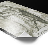 Sint-Hildegard van Bingen Foto Afdruk (Hoek)