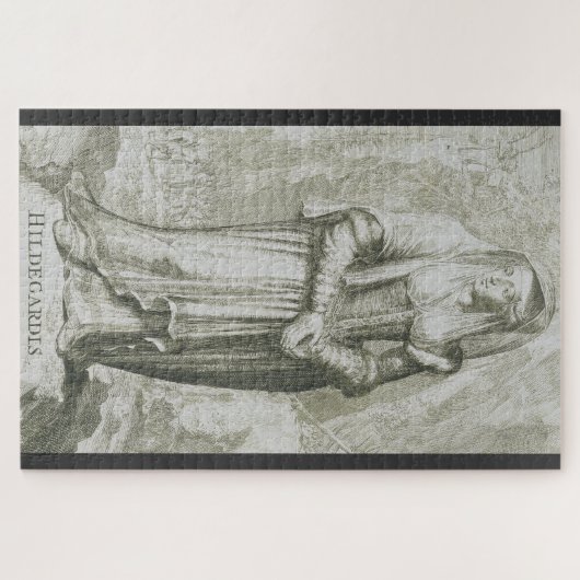 Sint-Hildegard van Bingen Legpuzzel (Horizontaal)