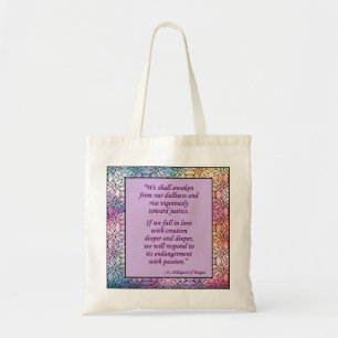 Sint Hildegard van Bingen Quote Canvas tas