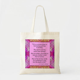 Sint Hildegard van Bingen Quote Canvas tas