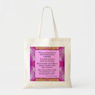 Sint Hildegard van Bingen Quote Canvas tas