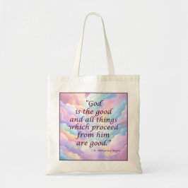 Sint Hildegard van Bingen Quote Canvas tas