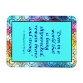 Sint Hildegard van Bingen Quote Magnet Magneet (Horizontaal)