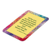 Sint Hildegard van Bingen Quote Magnet Magneet (Linkerzijde)