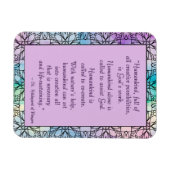 Sint Hildegard van Bingen Quote Magnet Magneet (Horizontaal)