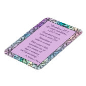 Sint Hildegard van Bingen Quote Magnet Magneet (Linkerzijde)