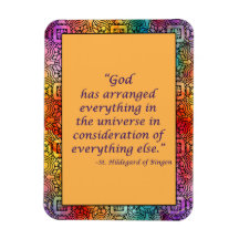 Sint Hildegard van Bingen Quote Magnet
