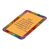 Sint Hildegard van Bingen Quote Magnet Magneet (Linkerzijde)