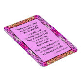 Sint Hildegard van Bingen Quote Magnet Magneet (Rechterzijde)