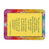 Sint Hildegard van Bingen Quote Magnet Magneet (Horizontaal)