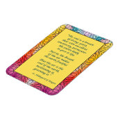 Sint Hildegard van Bingen Quote Magnet Magneet (Linkerzijde)