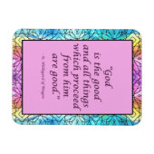 Sint Hildegard van Bingen Quote Magnet Magneet (Horizontaal)
