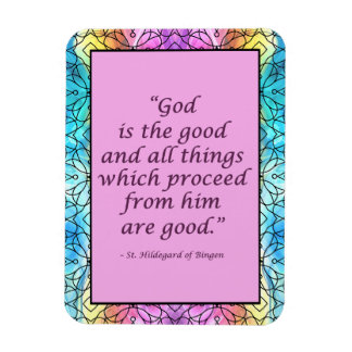 Sint Hildegard van Bingen Quote Magnet Magneet