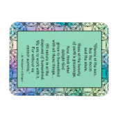 Sint Hildegard van Bingen Quote Magnet Magneet (Horizontaal)