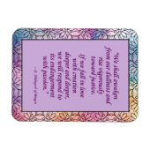 Sint Hildegard van Bingen Quote Magnet Magneet (Horizontaal)