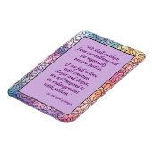 Sint Hildegard van Bingen Quote Magnet Magneet (Linkerzijde)