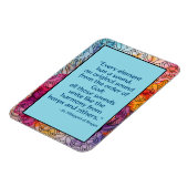 Sint Hildegard van Bingen Quote Magnet Magneet (Linkerzijde)