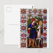 Sint Hubert van Luik met het hert Briefkaart (Voorkant / Achterkant)