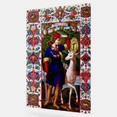 Sint-Hubertus van Luik met het hert Acryl Bord (Hoek)