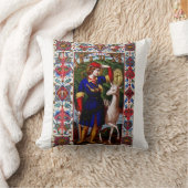 Sint-Hubertus van Luik met het hert Kussen (Deken)