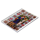 Sint-Hubertus van Luik met het hert Notitieboek (Linkerzijde)
