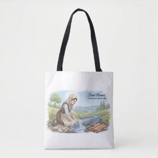Sint Hunna- Patroonheilige van de Wasmachine  Tote Bag