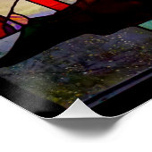 Sint-Ignatius Glas in lood Window High Res Perfect Poster (Hoek)