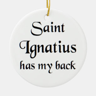 sint-ignatius koffiemok keramisch ornament