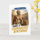 Sint-Ignatius van Antiochië Verjaardagskaart Kaart (Gele Bloem)