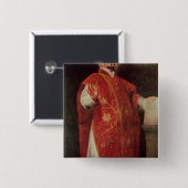 Sint-Ignatius van de oprichter van de jezuïeten va Vierkante Button 5,1 Cm (Voorkant /achterkant)