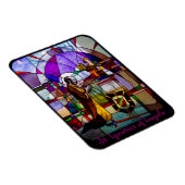 Sint-Ignatius van het Glas in lood Loyola Magneet (Rechterzijde)