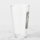 Sint-Ignatius van Loyola Gravure Antieke Kunst Glas (Rechts)