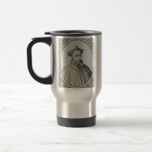 Sint-Ignatius van Loyola Gravure Antieke Kunst Reisbeker