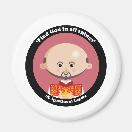 Sint-Ignatius van Loyola Magneet (Voorkant)